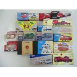 A large group of diecast lorries & vans, mostly CORGI CLASSICS - VG in G boxes (18)