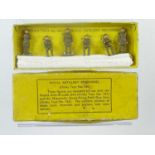 A boxed Wartime Era (1940) DINKY Toys No 160 Royal Artillery Personnel set - G/VG in F box