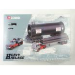 A CORGI Heavy Haulage 1:50 Scale 31014 Sunter Brothers pipe and vessel set - VG/E in G/VG box