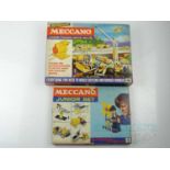 A pair of vintage MECCANO sets, circa 1969 comprising: Junior Set 1 and Junior Power Drive Set -