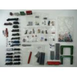A group of N gauge spares and accessories including locomotive bodies by various manufacturers - F/G