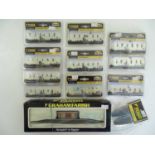 A group of N gauge figures and platforms by GRAHAM FARISH, ex-shop stock - VG in G boxes (12)