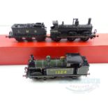 A pair of OO gauge kitbuilt steam locomotives comprising a Kirtley class 2F in LMS black (in hobby