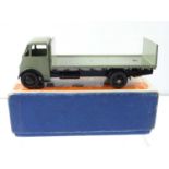 A DINKY 513 Guy Flat Truck, 1st Style Cab with Tailboard in grey/black - F in F box
