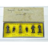 A Pre-War DINKY No 150 Royal Tank Corps Personnel Set - G in F/G box