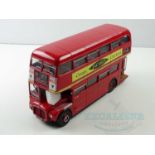 A SUNSTAR 1:24 scale 2902 Routemaster bus 'The Standard Routemaster', front nearside wheel detached,