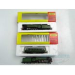 A group of MINITRIX N gauge locomotives comprising 'Britannia', 'Evening Star' and a class 27 all in