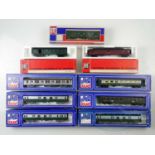 A group of JOUEF HO gauge French outline passenger and baggage coaches - G/VG in G boxes (9)