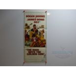 JAMES BOND : THE MAN WITH THE GOLDEN GUN (1974) - An Australian Daybill movie poster - folded (1
