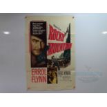 A large group of ERROL FLYNN movie posters (mostly one sheets, some other formats included) to