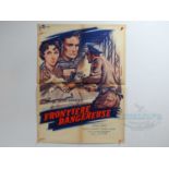 A group of 11 French movie poster to include titles such as FRONTIERE DANGEREUSE (ACROSS THE