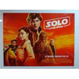 STAR WARS: SOLO (2018) - A group of three posters comprising a UK Quad and 2 x Advance one sheet