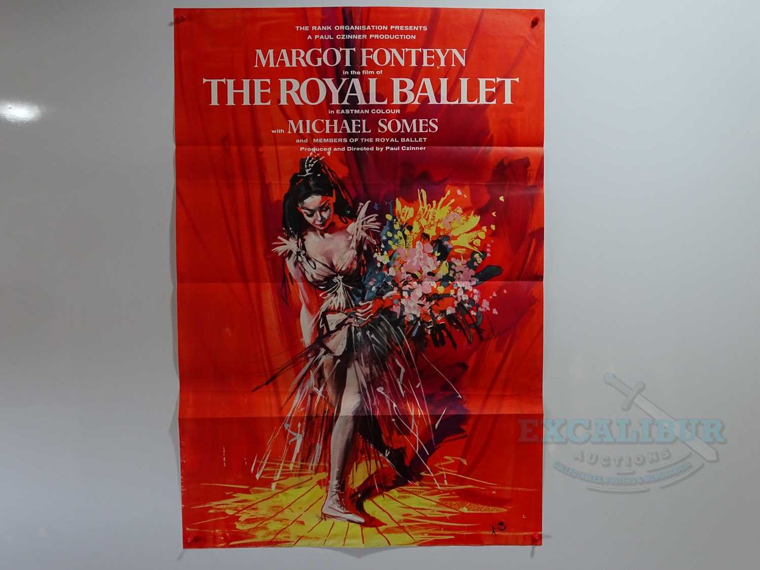 THE ROYAL BALLET (1960) - A UK one sheet film poster for the movie starring Margot Fonteyn -