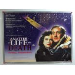 A MATTER OF LIFE AND DEATH (1946 - 2000 BFI re-release) - A UK Quad film poster - rolled (1 in lot)