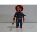 CHILD'S PLAY (1988) - A talking Chucky merchandise doll produced by Good Guys - with hammer and