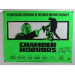 CHAMBER OF HORRORS (1966) - A UK Quad film poster featuring green artwork with white border - rolled