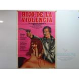 A group of 5 international one sheets for titles such as HIJO DE LA VIOLENCIA (MURDER INFERNO (