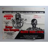 A group of 5 UK Quad movie posters comprising ENTER THE DRAGON / DEATH RACE 2000 double bill (late