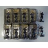 GAME OF THRONES - A group of 10 Eaglemoss 4:10 figures of THE HOUND - 8 x in boxes, 2 x unboxed (