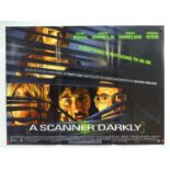 A pair of UK Quad movie posters comprising A SCANNER DARKLY (2006) and STAR TREK II : THE WRATH OF
