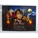 HARRY POTTER - A group of 4 film posters comprising PHILOSOPHER'S STONE (2021) 20th Anniversary UK