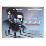 HEAT (1995) - A UK Quad film poster for the Al Pacino movie - rolled (1 in lot)