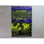 DALEKS - INVASION EARTH : 2150 AD (1966) - A later release UK one sheet film poster - folded (1 in