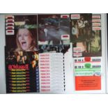 A large group of international horror movie lobby cards to include titles such as HOWLING II :