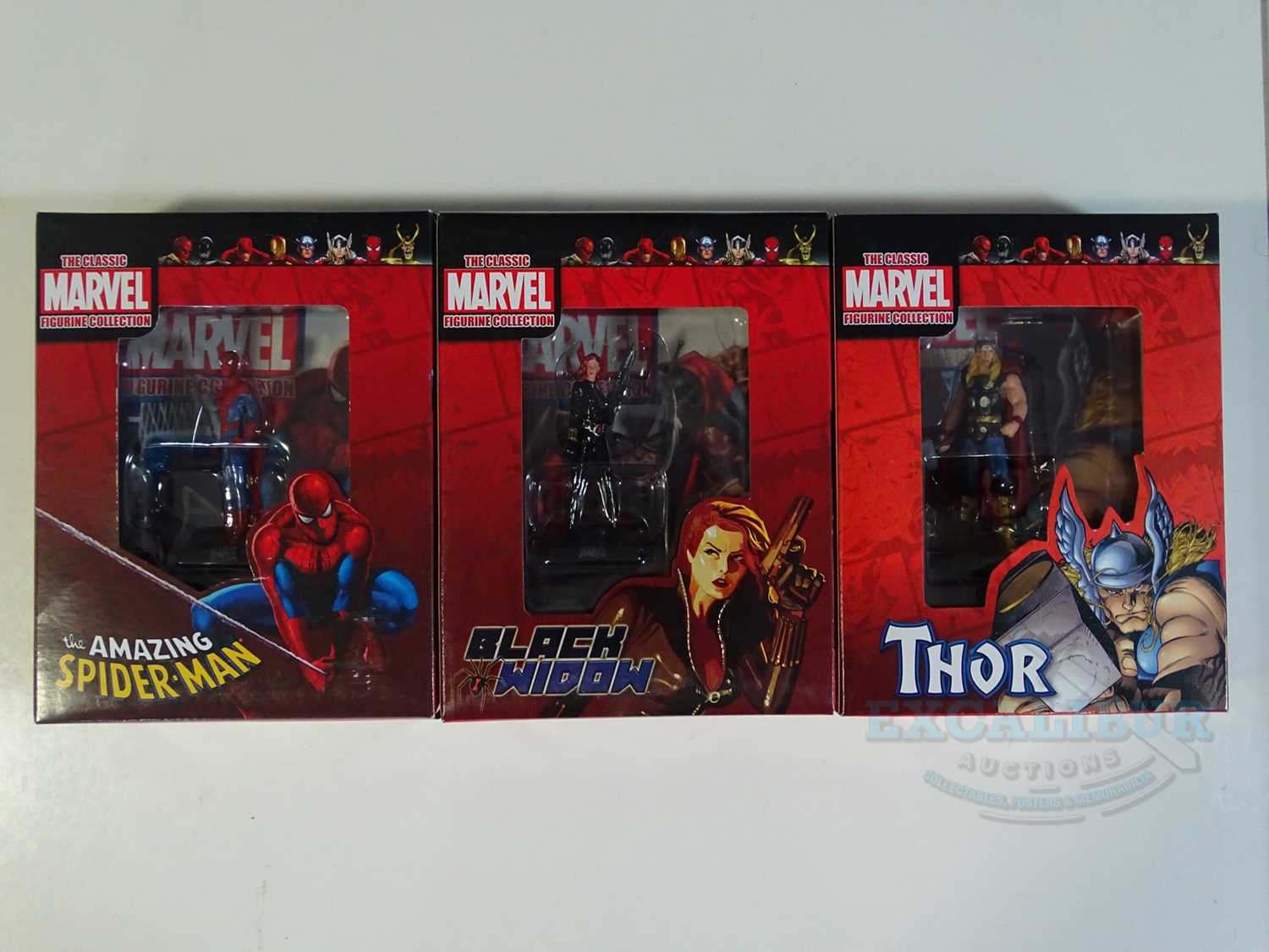 MARVEL - A group of 3 figures from 'The Classic Marvel Figurine Collection' comprising THE AMAZING
