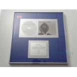 LIGHTHOUSE FAMILY - A Gold Certified Sales Award presented to Steven Howard for Lighthouse Family'