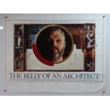THE BELLY OF AN ARCHITECT (1987) - A UK Quad film poster - folded (1 in lot)