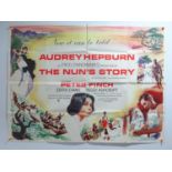 THE NUN'S STORY (1959) - A UK Quad film poster starring AUDREY HEPBURN - folded (1 in lot)