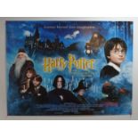 HARRY POTTER - THE PHILOSOPHER'S STONE (2001)- 1 x UK Quad movie poster, 1 x mini poster together