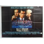 WALL STREET (1987) - A UK Quad film poster - folded (1 in lot)