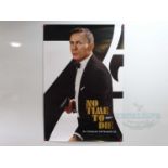 JAMES BOND: NO TIME TO DIE (2021) - A UK one sheet film poster featuring Daniel Craig and the