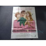 A group of 8 French Grande movie posters to include titles such as CHANGEMENT DE SAISONS (1980);