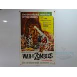 WAR OF THE ZOMBIES (ROME AGAINST ROME (1964) - A US one sheet movie poster - folded (1 in lot)