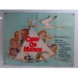 CARRY ON MATRON (1972) - A UK Quad film poster - folded (1 in lot)