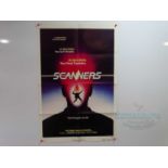 SCANNERS (1981) - A US one sheet advance teaser poster - folded (1 in lot)