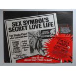 A group of 7 UK Quad movie posters to include the titles THE SEX SYMBOL (1974); PRETTY POISON (