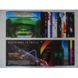 A large group of mini movie posters to include titles such as THUNDERBIRDS (2004), STAR TREK : FIRST