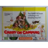 CARRY ON CAMPING (1969) - A UK Quad movie poster - folded (1 in lot)
