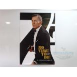 JAMES BOND: NO TIME TO DIE (2021) - A UK one sheet film poster featuring Daniel Craig and the