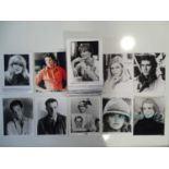 A large group of film stills, headshots and promotional photos to include Mel Gibson and Goldie Hawn