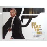 JAMES BOND: NO TIME TO DIE (2021) - A UK Quad film poster featuring Daniel Craig and the '
