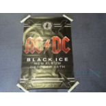 AC/DC - A group of Black Ice Album Bus Stop posters - rolled (4 in lot)