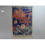 THIS ISLAND EARTH (1955 - 1964 poster) - A US one sheet rerelease 1964 movie poster - folded (1 in