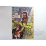 ACROSS THE BRIDGE (1957) - A group of items comprising a UK one sheet together with a synopsis, ad