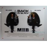 A group of UK Quad film posters comprising the titles 2 x MEN IN BLACK II (2002), 3 x PLANET OF