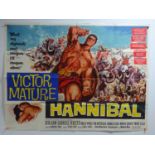 HANNIBAL (1959) - A UK Quad film poster - folded (1 in lot)